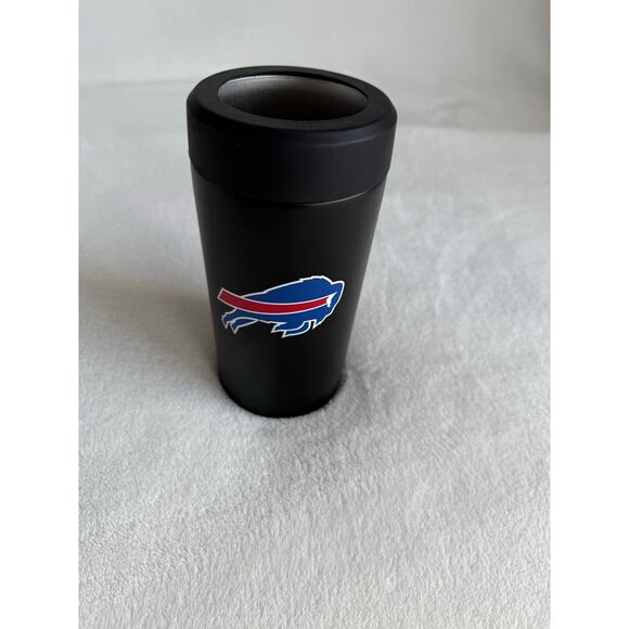 Buffalo Bills Slim Can Cooler Stainless Steel Insulated Holder Fits 12oz NFL - Picture 4 of 8